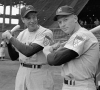 Joe DiMaggio & Mickey Mantle